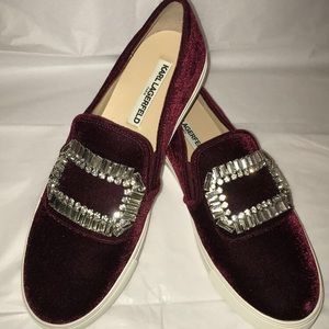 Karl Lagerfeld Paris Ermine Velvet Sneaker